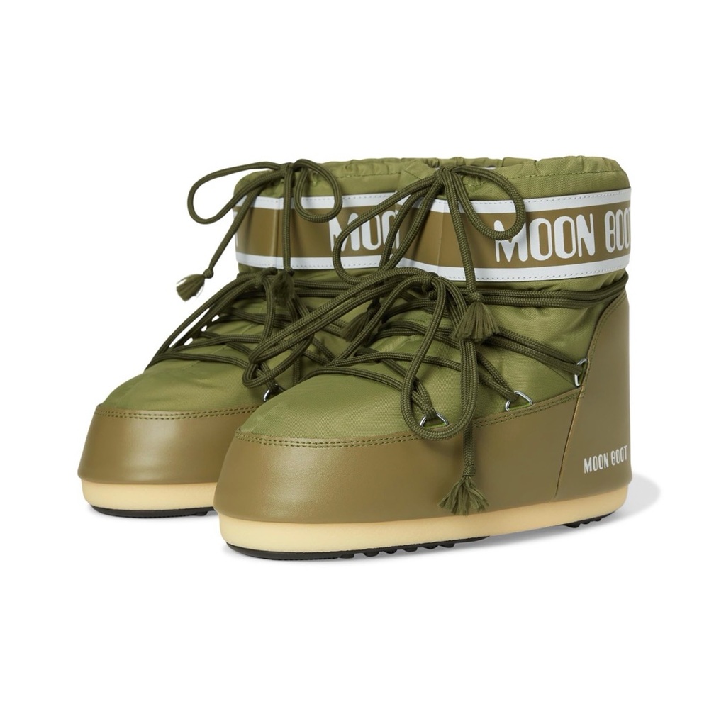 Moon Boot Olive Snow Boots